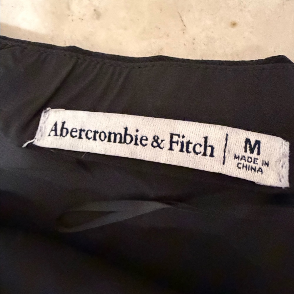 Abercrombie & Fitch Black Elegant and Strapless Wide Leg Jumpsuit - Picture 7 of 14